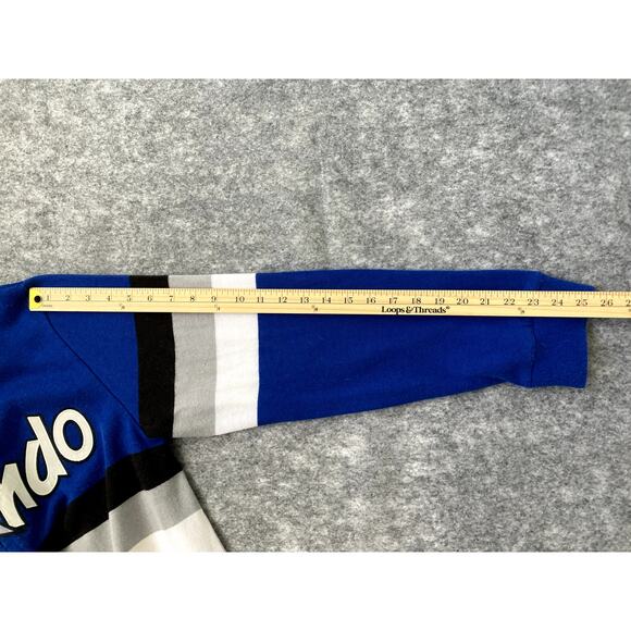 NBA Orlando Magic Cardigan Knit Sweater Large Basketball Mitchell and Ness - Picture 6 of 8